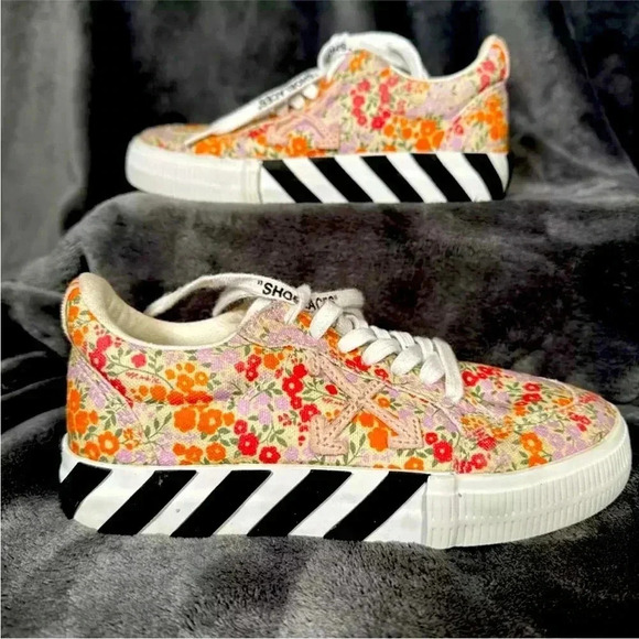 Off-White Other - Off white brand vulcanized  very high end sneakers kids size”32” (US  13.5)